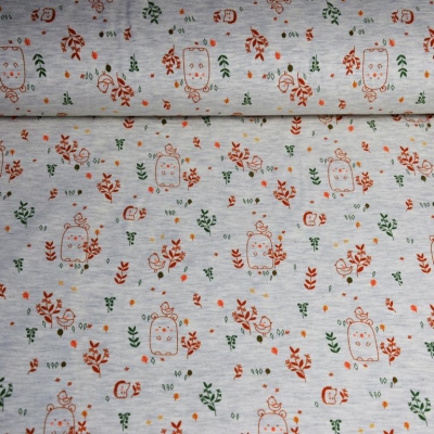 Jersey | Sweet bear | ecru meliert